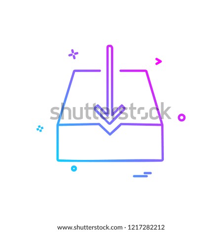 Download icon design vector