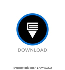 Download icon design vector template