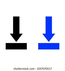 Download icon. Down arrow