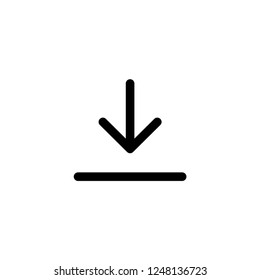 Download Icon. Downloading, Save Data. Take Document. Applied as Trendy Symbol for Info Graphics, Design Elements, Websites, Presentation and Application - Vector.