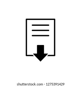 Download icon. Editable vector stroke 64x64 Pixel. 