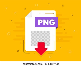 Download icon file with label. Downloading document concept. Banner for business, marketing and advertising. Vector Illustration.