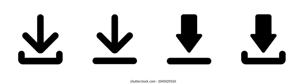 Descargar archivos de icono, conjunto de vectores