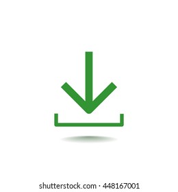  download icon flat .