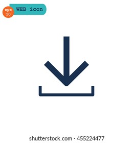  download icon flat .