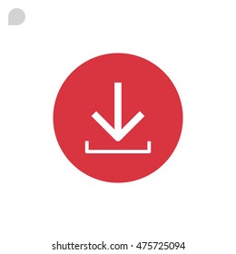  download icon flat .