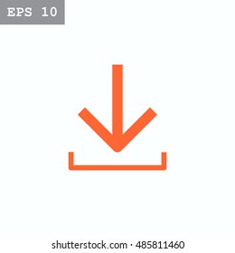  download icon flat .