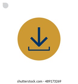  download icon flat .