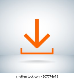  download icon flat .