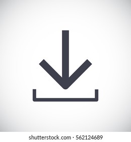  download icon flat .