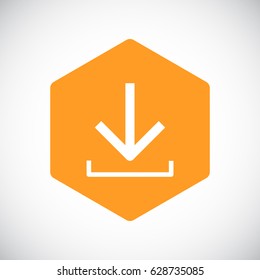  download icon flat .