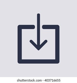   Download  icon  . Flat design  