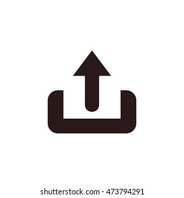 Download Icon, flat design style