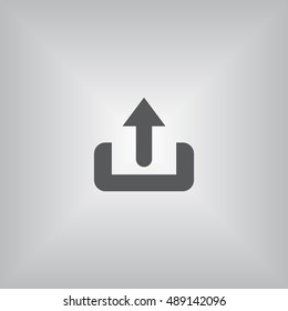 Download Icon, flat design style