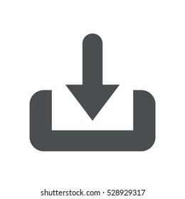 Download Icon, flat design style