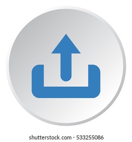 Download Icon, flat design style