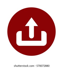 Download Icon, flat design style