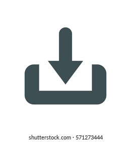 Download Icon, flat design style