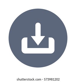 Download Icon, flat design style