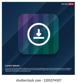 Download Icon - Free vector icon