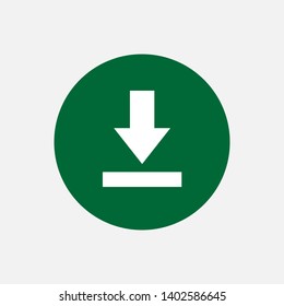 Download Icon. Illustration of Take Data orTaking File As A Simple Vector, Trendy Sign & Symbol for Design, Websites, Presentation / Application.