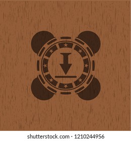 download icon inside wood emblem