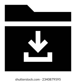 Download icon. Internet technology concept. Icon in line style