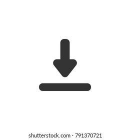 Download icon. Isolated vector.