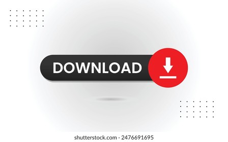 Download icon label design with white background - perfect for modern and clean banner designs.