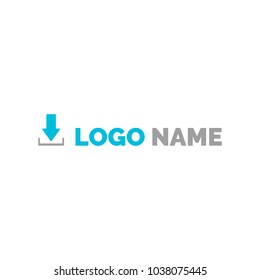 Download icon, logo