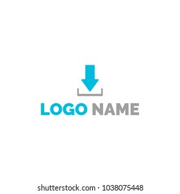 Download icon, logo