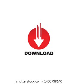Download icon logo design vector template