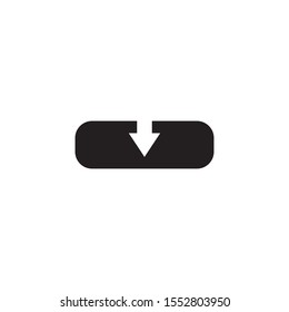 Download icon logo design vector illustration template