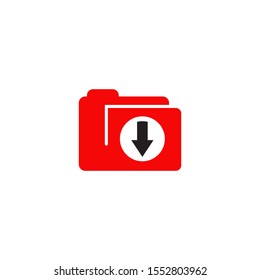 Download icon logo design vector illustration template