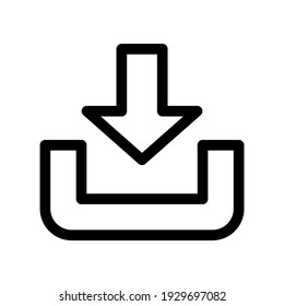 download icon or logo isolated sign symbol vector illustration - high quality black style vector icons
