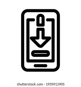 download icon or logo isolated sign symbol vector illustration - high quality black style vector icons
