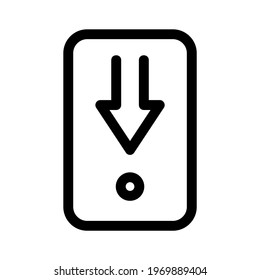 download icon or logo isolated sign symbol vector illustration - high quality black style vector icons
