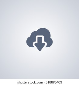Download icon, networking icon