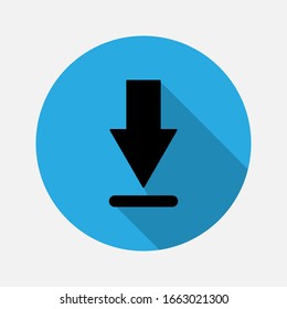 icono de descarga en segundo plano. vectoriales 10