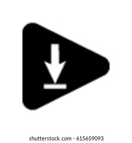 download icon on the white background