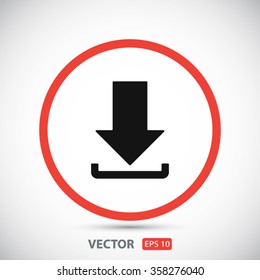 download  icon. One of set web icons