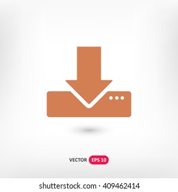 download  icon. One of set web icons