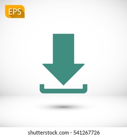 download  icon. One of set web icons