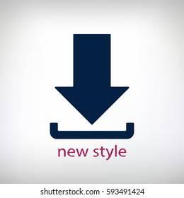 download  icon. One of set web icons