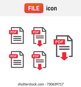 Download Icon Pdf. Document Text, Symbol Web Format Information