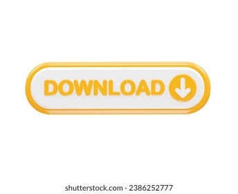 Download icon rendering 3d illustration transparent