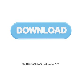 Download icon rendering 3d illustration transparent