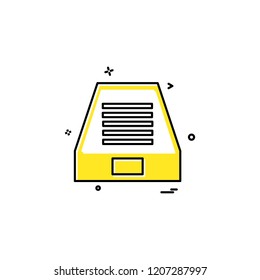 Download icon, server icon,  design vector 