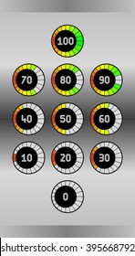 Download icon set of indicators