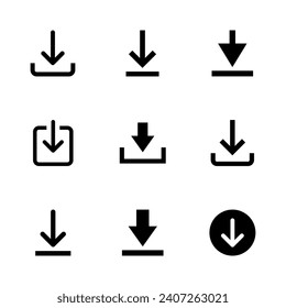 Symbol-Set herunterladen. Vektorsymbol herunterladen